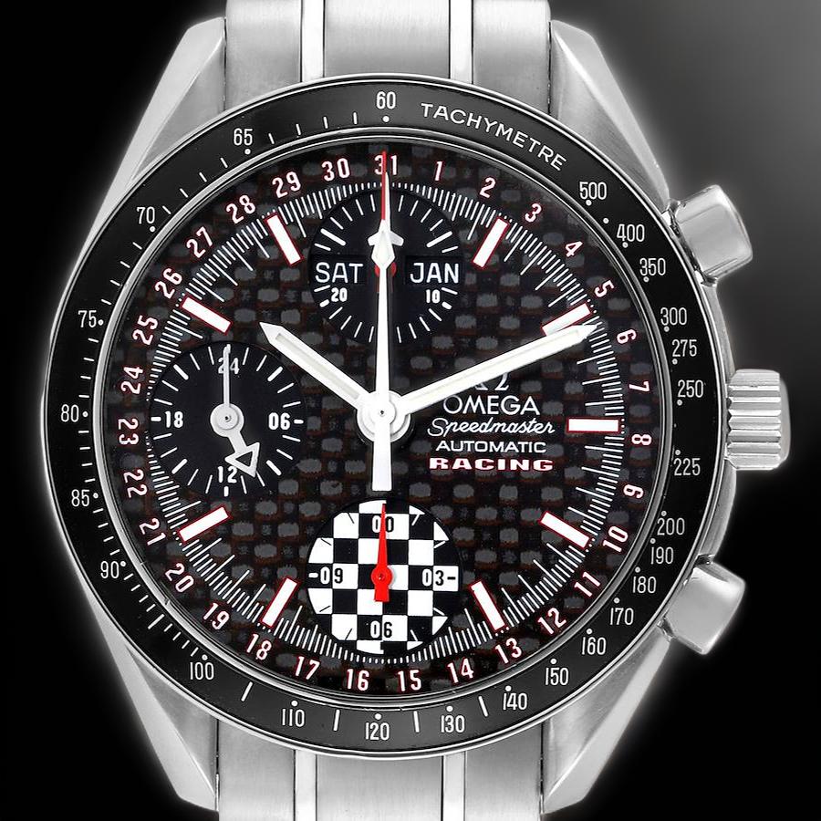 OMG Speedmaster Day Date Schumacher Limited Edition Steel Mens Watch Watchoid