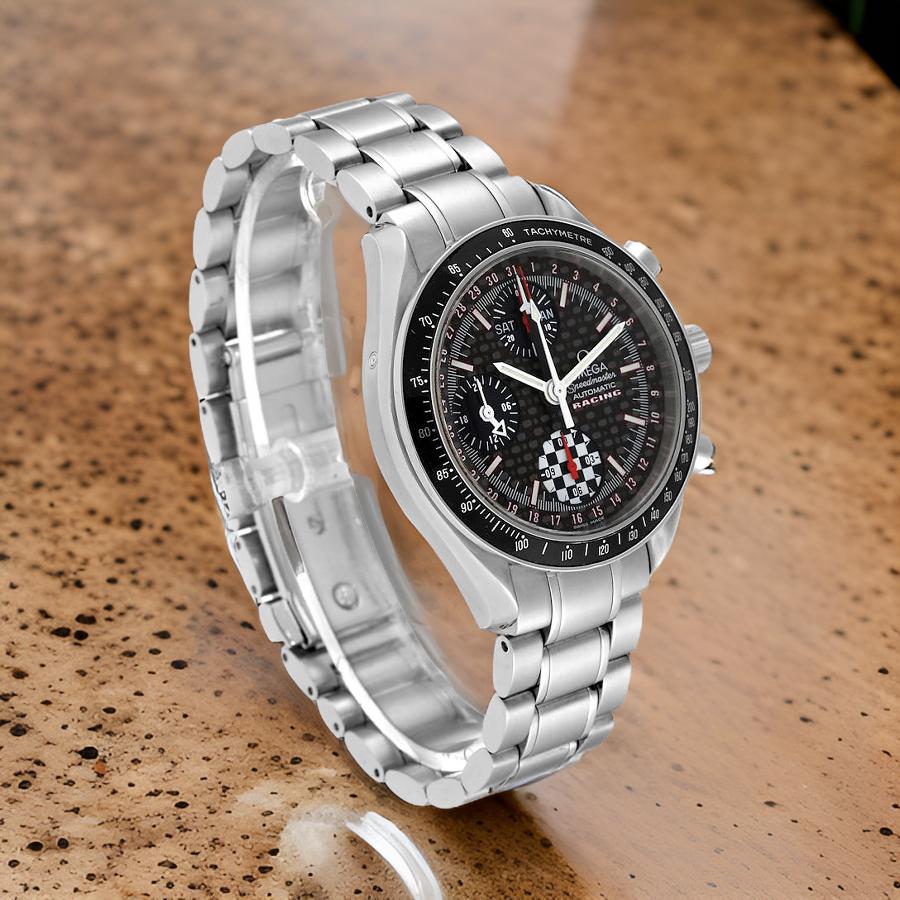 OMG Speedmaster Day Date Schumacher Limited Edition Steel Mens Watch Watchoid