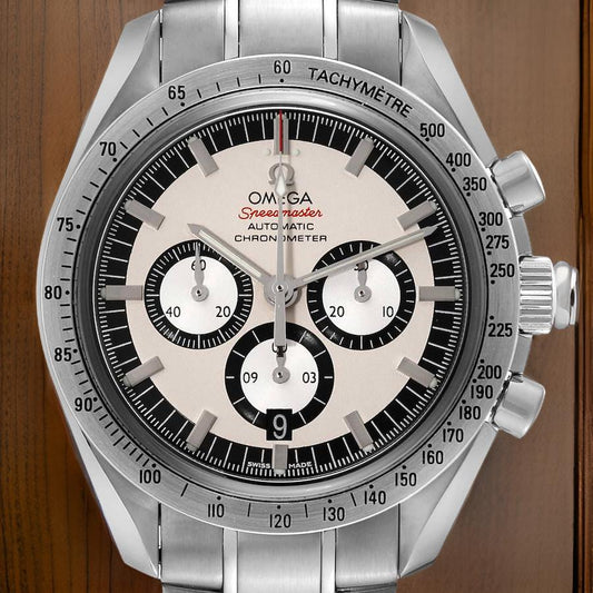 OMG Speedmaster Schumacher Legend Limited Edition Steel Mens Watch Watchoid