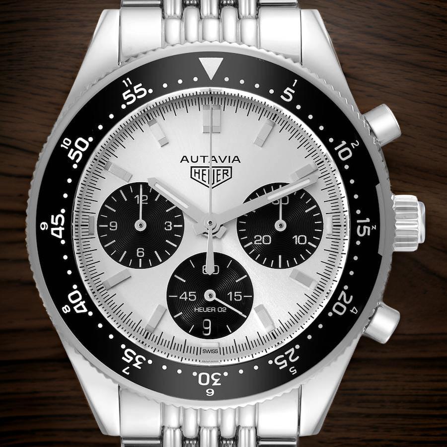 THR Autavia Heritage Limited Edition Steel Mens Watch Watchoid