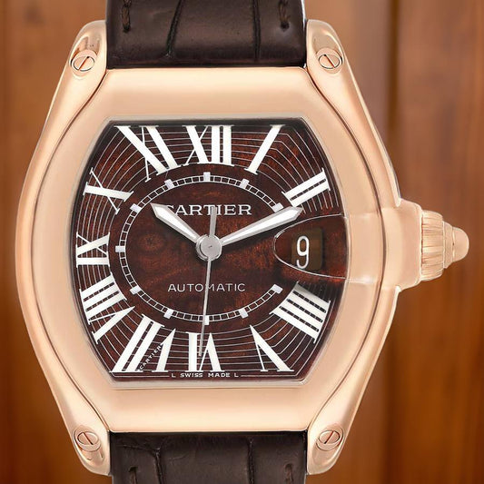 CRT XL Rose Gold Wooden Dial Limited Edition Mens Watch Watchoid