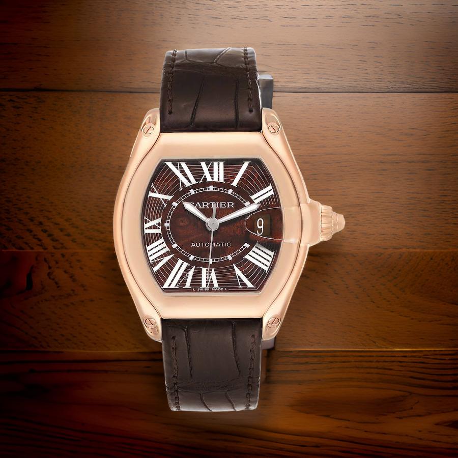 CRT XL Rose Gold Wooden Dial Limited Edition Mens Watch Watchoid