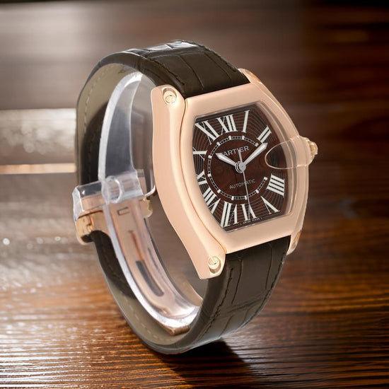 CRT XL Rose Gold Wooden Dial Limited Edition Mens Watch Watchoid