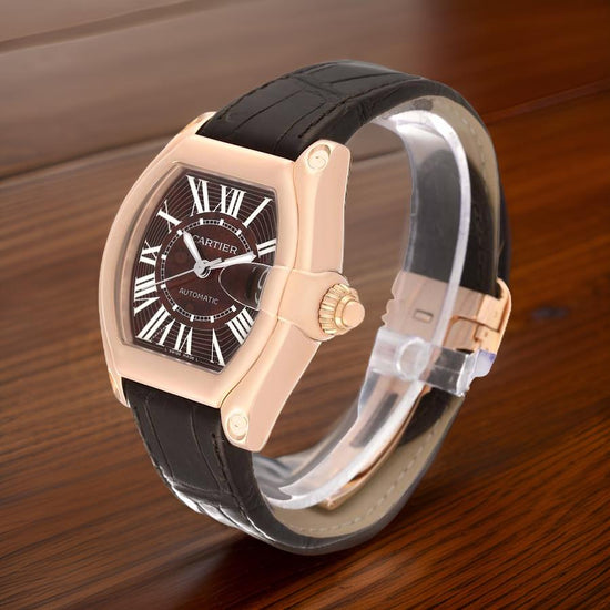 CRT XL Rose Gold Wooden Dial Limited Edition Mens Watch Watchoid