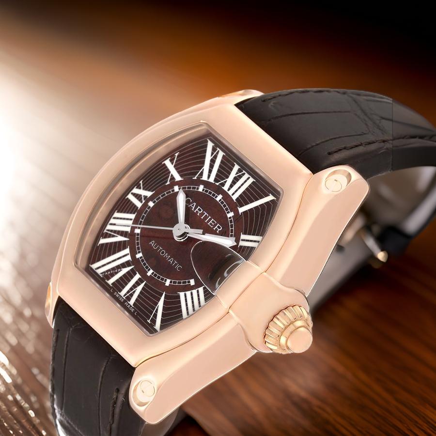 CRT XL Rose Gold Wooden Dial Limited Edition Mens Watch Watchoid