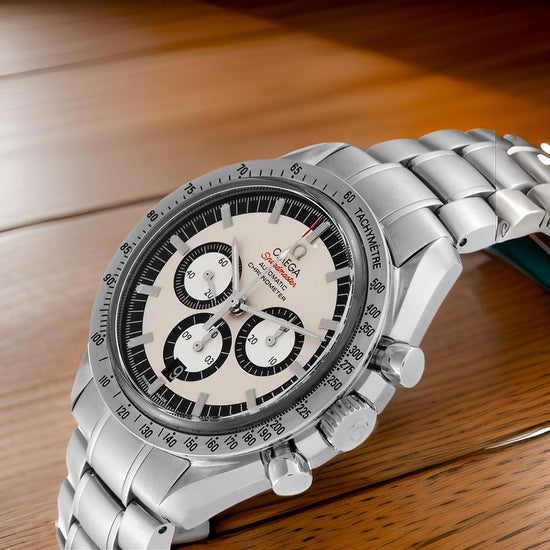 OMG Speedmaster Schumacher Legend Limited Edition Steel Mens Watch Watchoid