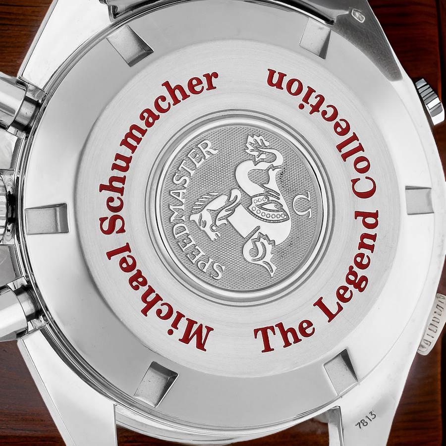 OMG Speedmaster Schumacher Legend Limited Edition Steel Mens Watch Watchoid