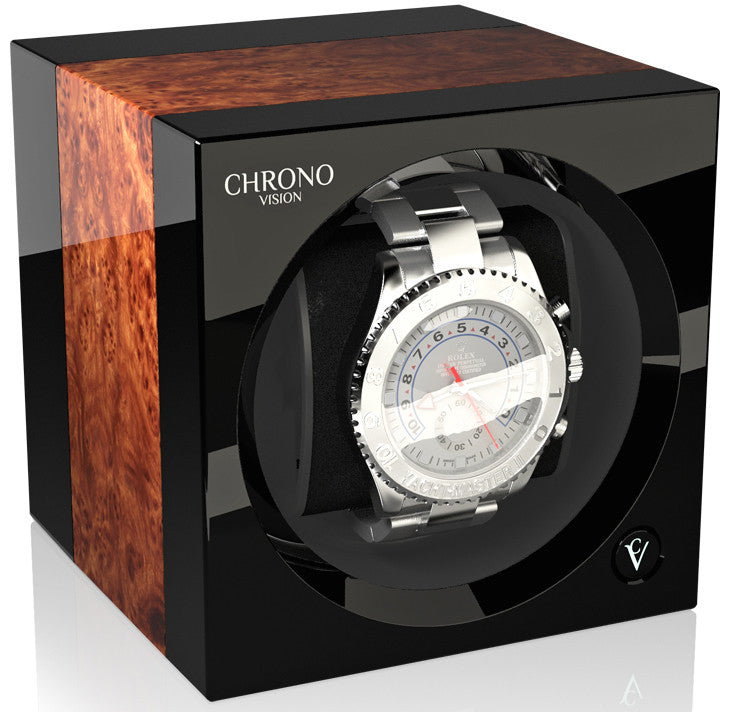 CHRN One Watch Winder Bluetooth Elm High Gloss Black High Gloss