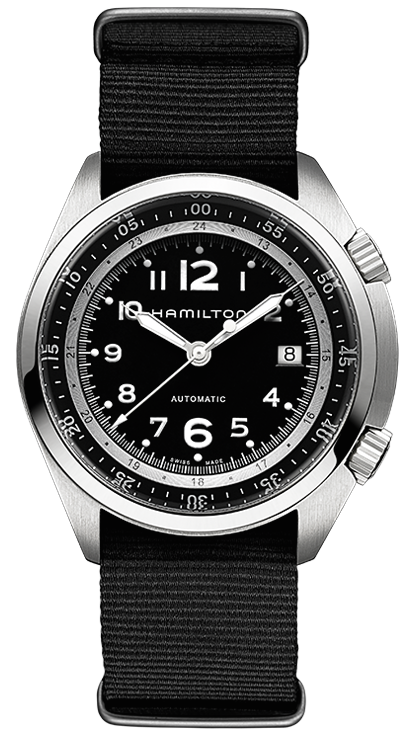 HML Watch Khaki Aviation Pilot Pioneer Auto