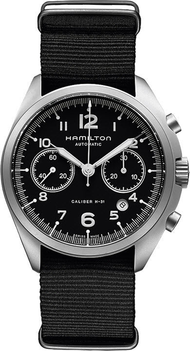 HML Watch Khaki Aviation Pilot Pioneer Auto Chrono