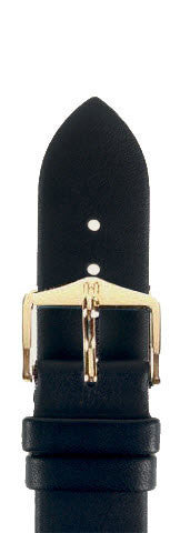 HIR Strap Italocalf Black Medium 18mm