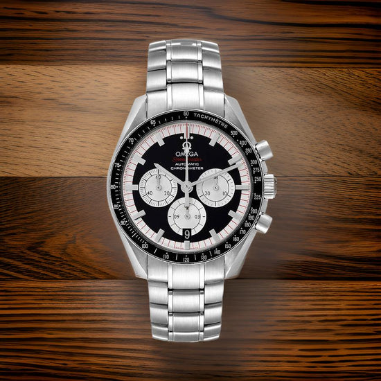 OMG Speedmaster Schumacher Legend Limited Edition Steel Mens Watch Watchoid